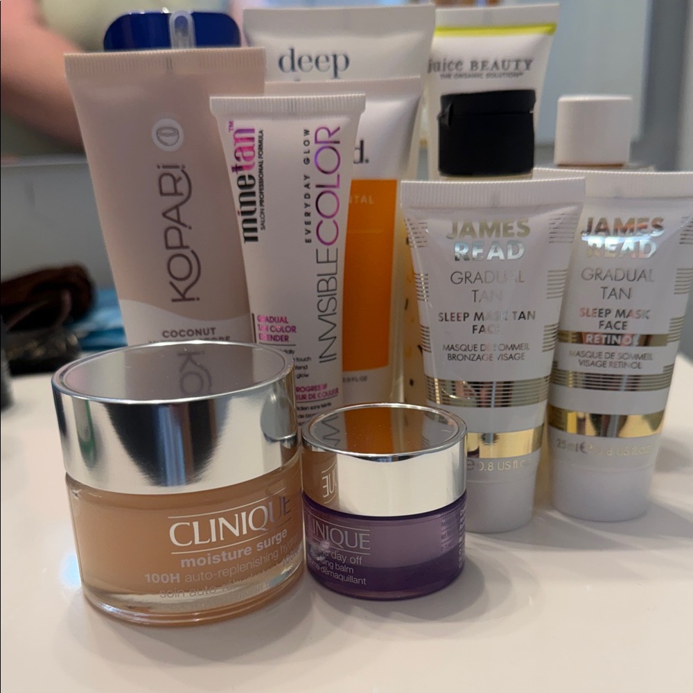 Group of 12 skin care items